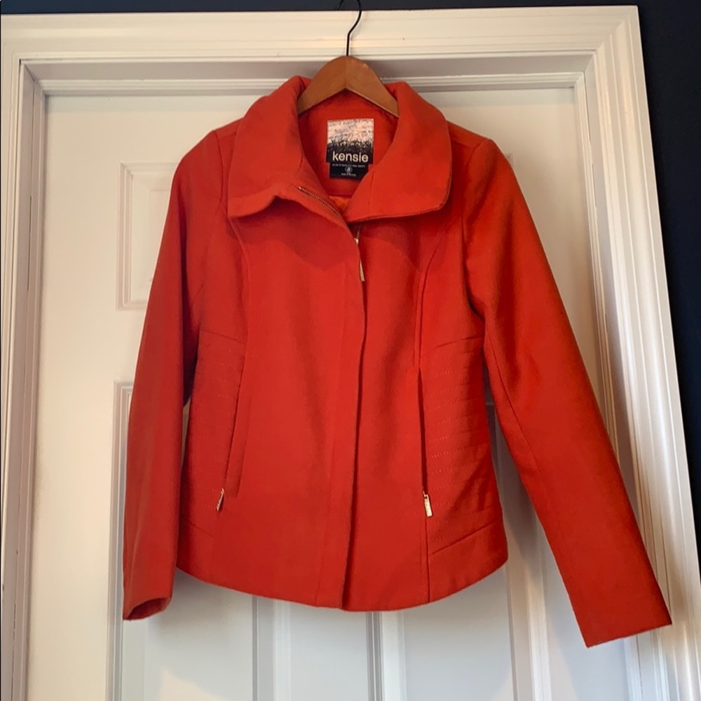 Kenzie orange blazer